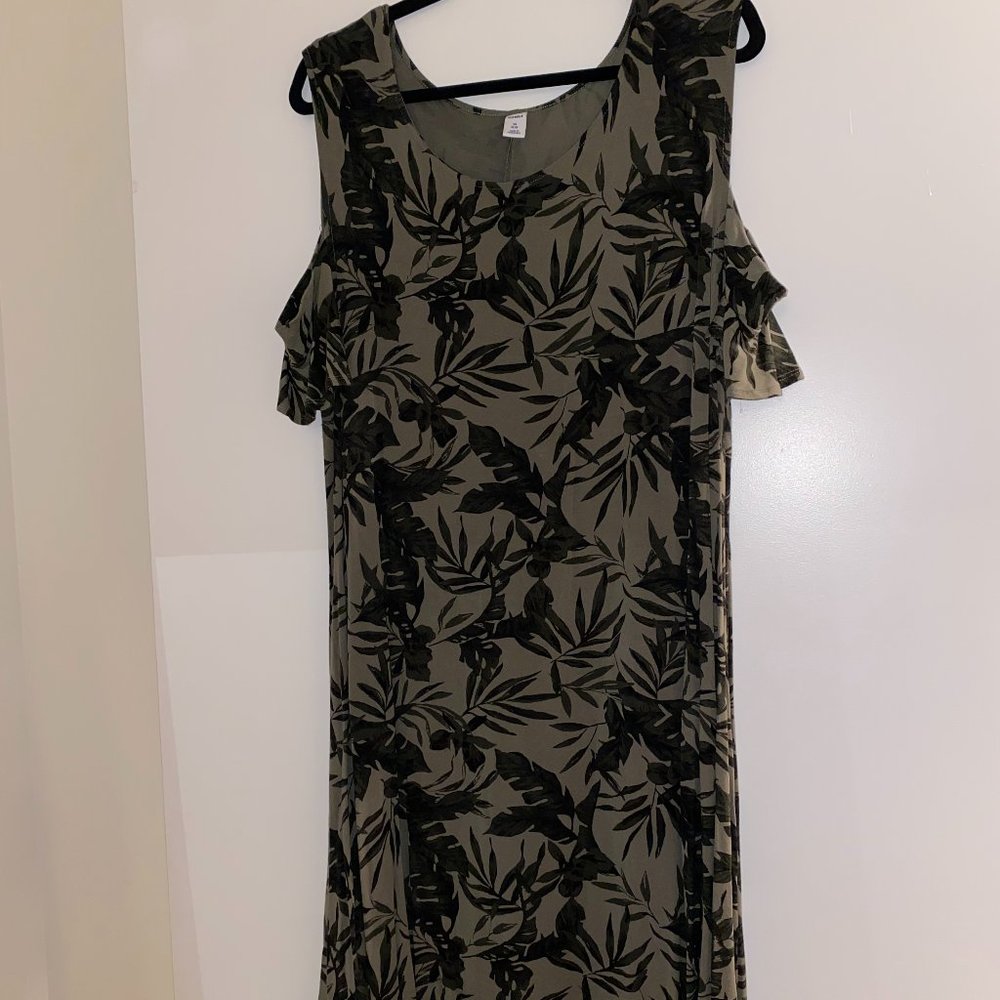 Old Navy PLUS Cold Shoulder Cotton Dress